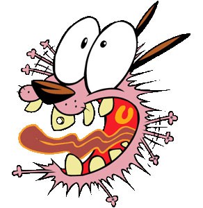 Coraje, el perro cobarde, sigue siendo hasta la fecha una de mis caricacaturas preferidas, de hecho, la sigo viendo, es totalmente diferente a todas las demás y eso me gusta.
